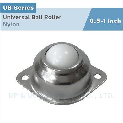 Nylon ball transfer unit with stainless steel housing 0.5 to 1 inch, UP&UP Casters